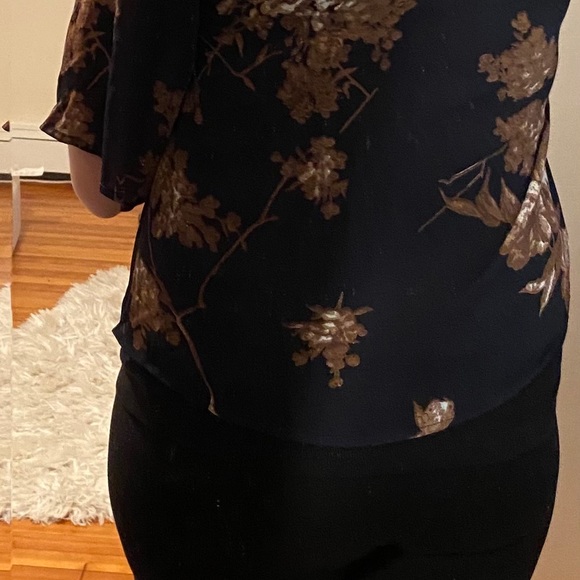 Brand new navy stitch fix fun2fun Blouse M - Picture 9 of 12